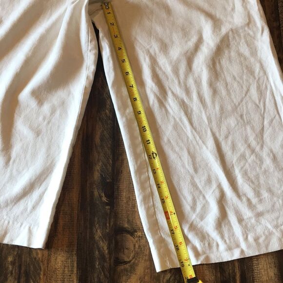 Maurice’s White Gaucho Capris Size 11/12 - Picture 4 of 8